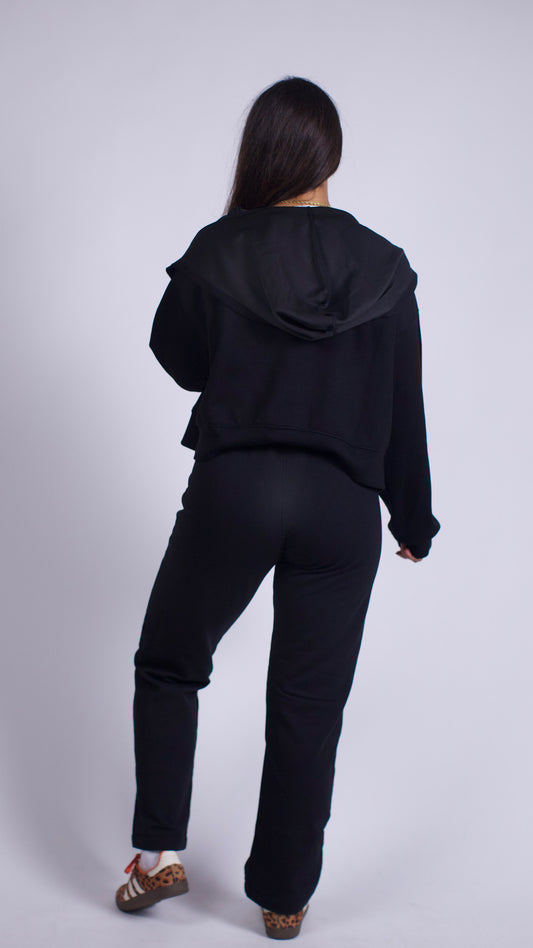 Conjunto Slim Bomber Preto