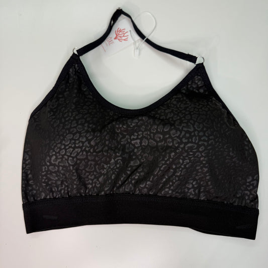 Top Animal Print Black