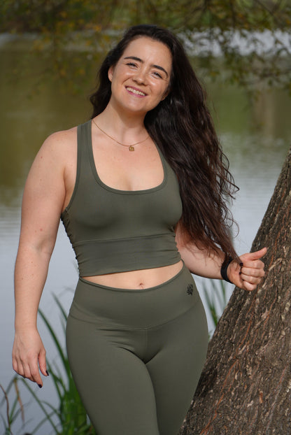 Conjunto Outono Basico Verde
