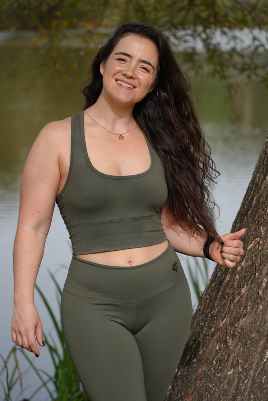 Conjunto Outono Basico Verde