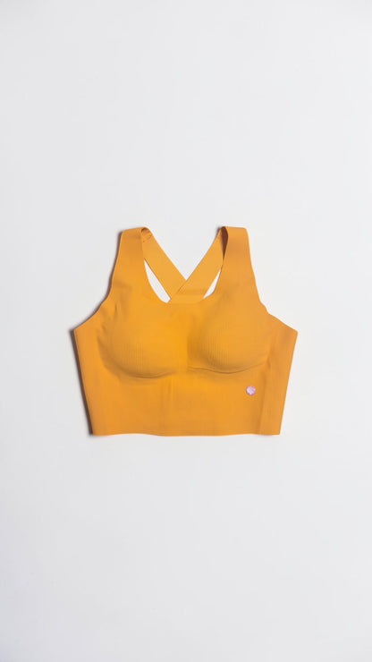 Top Canelado com fecho