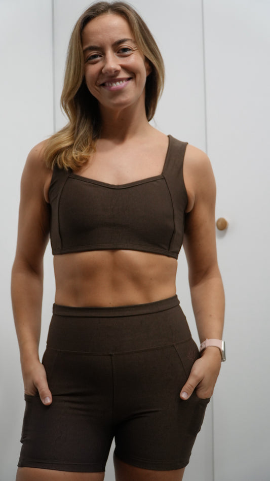 Conjunto Caneladinho com bolso