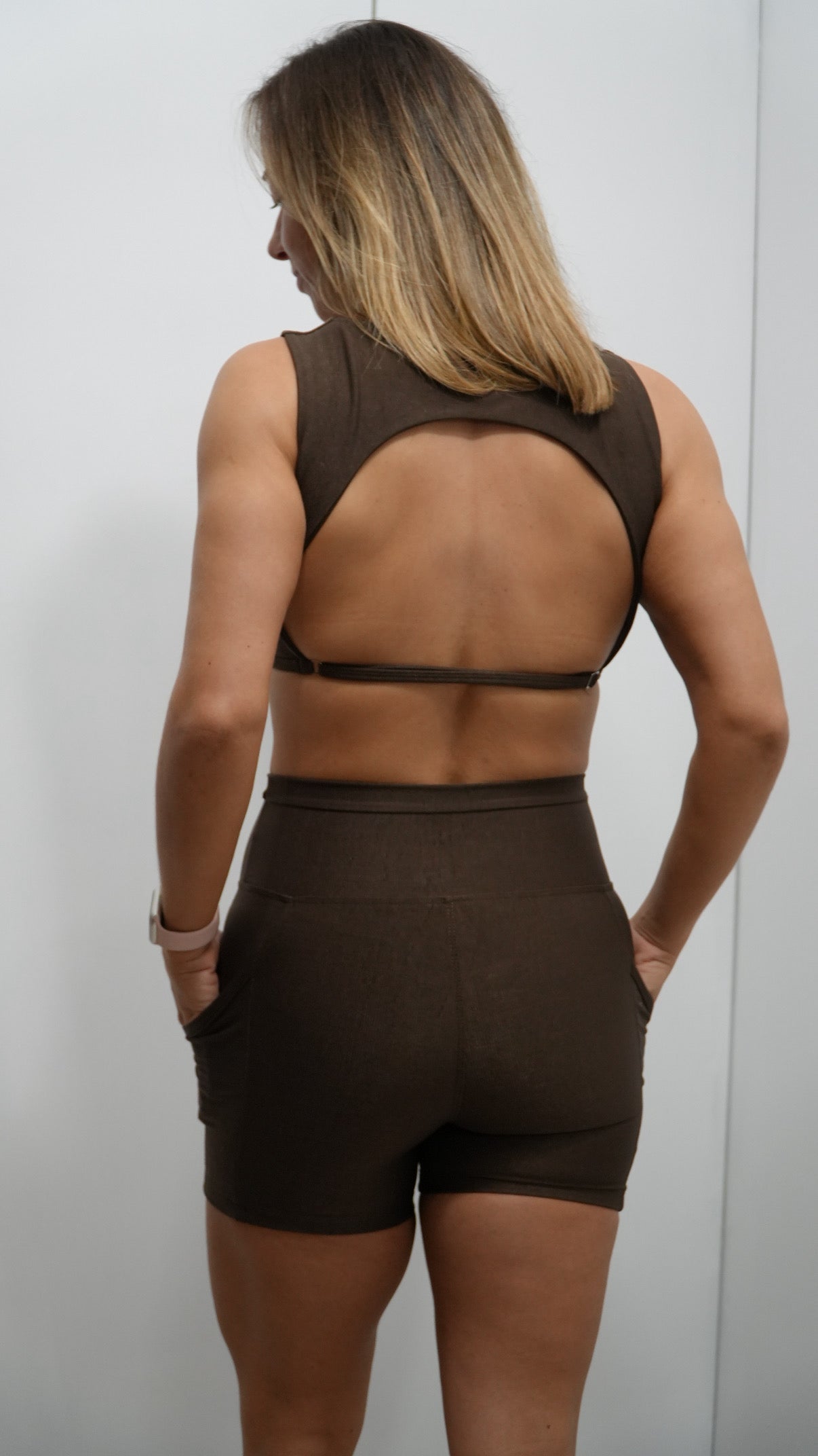 Conjunto Caneladinho com bolso