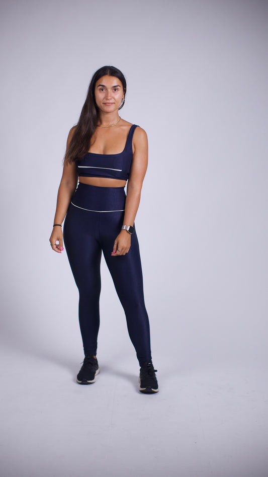 Leggins caneladinho fita