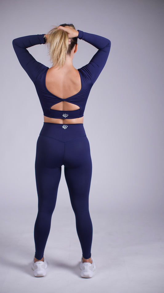 Conjunto Leve Leggins Azul escuro