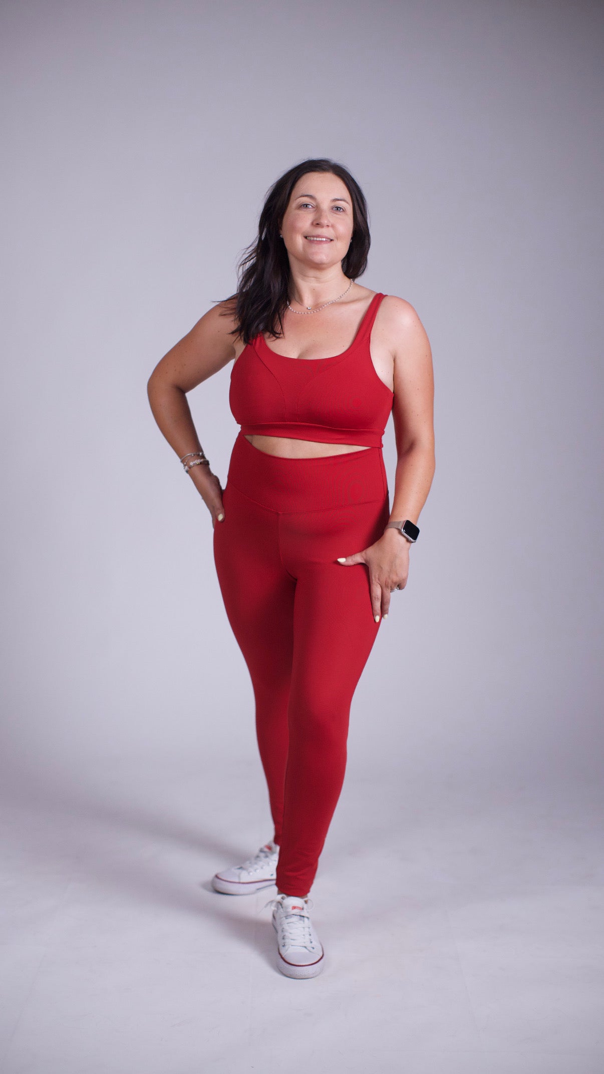 Conjunto Balance Leggins Vinho