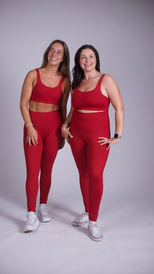 Conjunto Balance Leggins Vinho