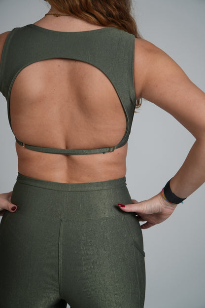 Conjunto Caneladinho com bolso