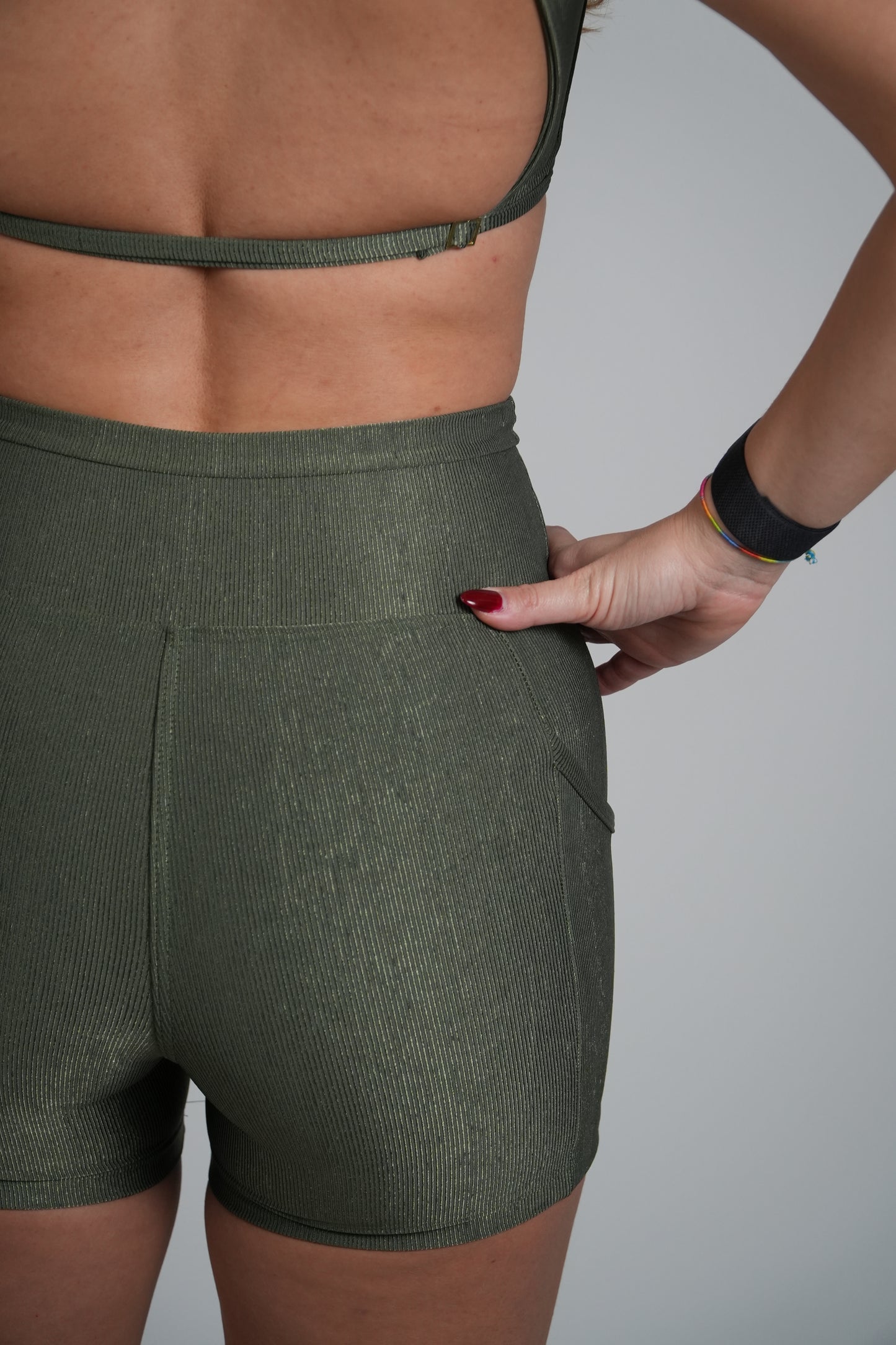 Conjunto Caneladinho com bolso