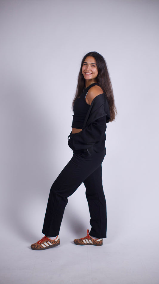 Conjunto Slim Bomber Preto