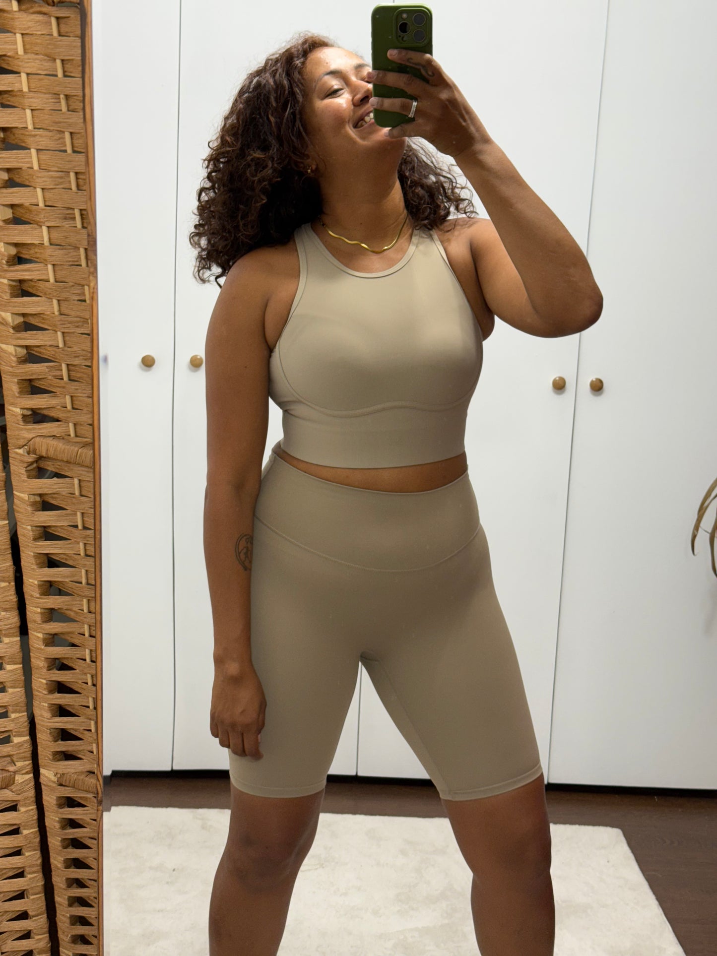 Conjunto Pump Leve Bege